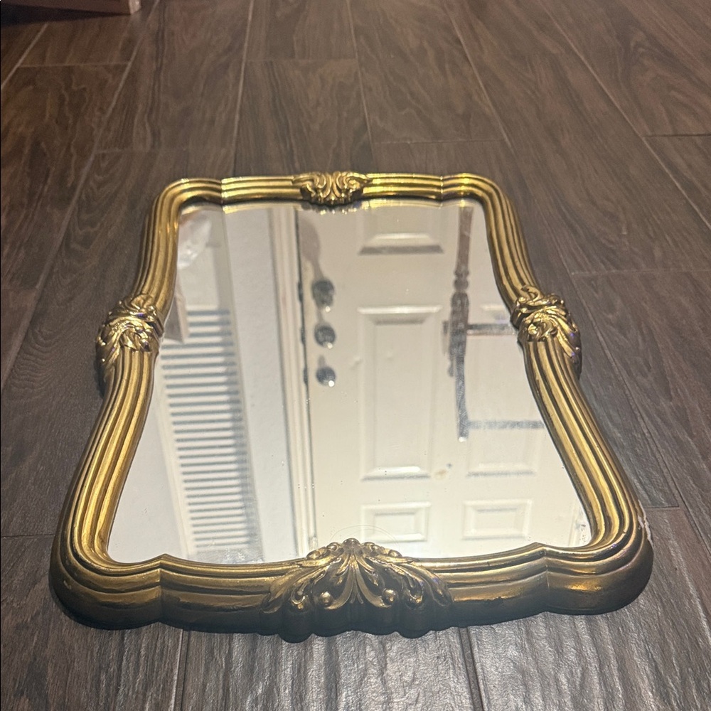 Vintage Home Interior  Gold Framed Wall Mirror